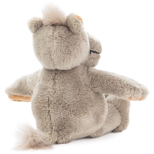 Plüsch Nilpferd „Lola“ – Schaffer 5750 - Kuscheltier Nilpferd weich & flauschig - Stofftier für Babys & Kinder ab 0 Jahren – waschbar - Größe XS - 16 cm - grau
