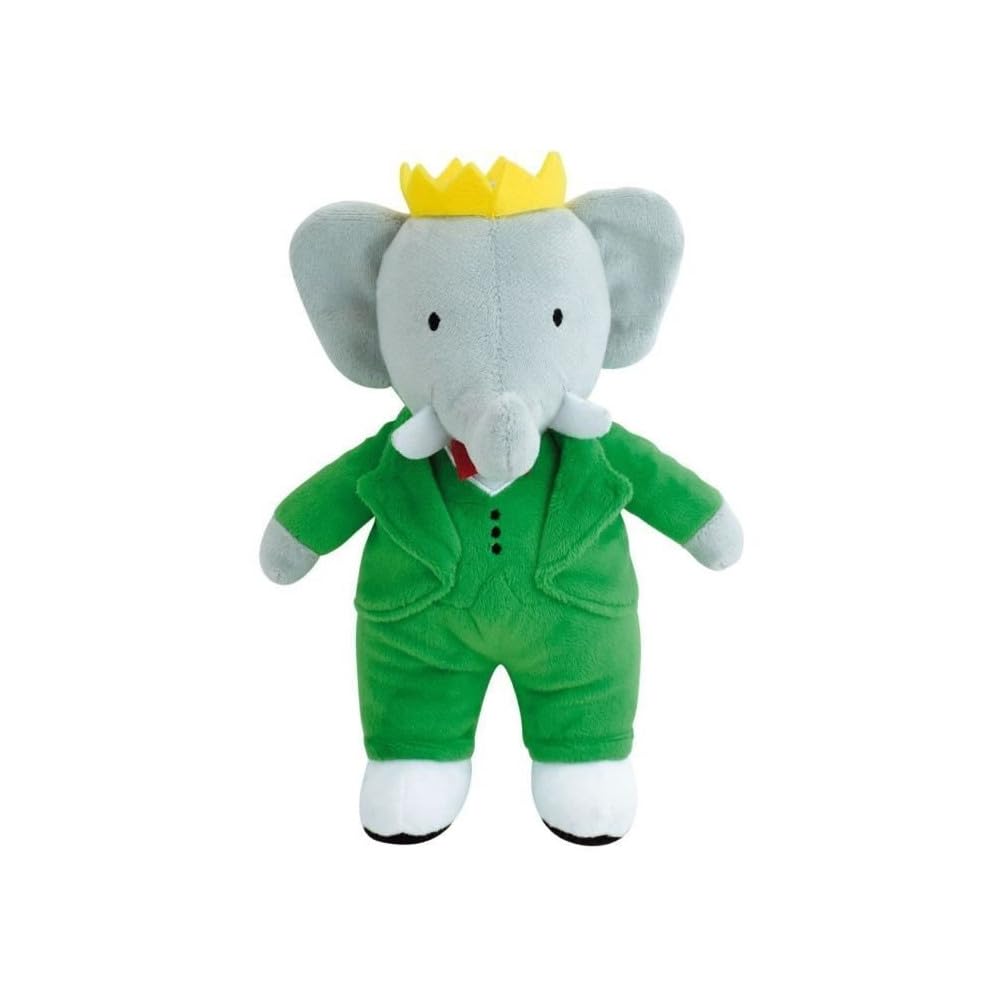 JEMINI 024384 Babar Plüschtier Elefant +/- 20 cm, Grün