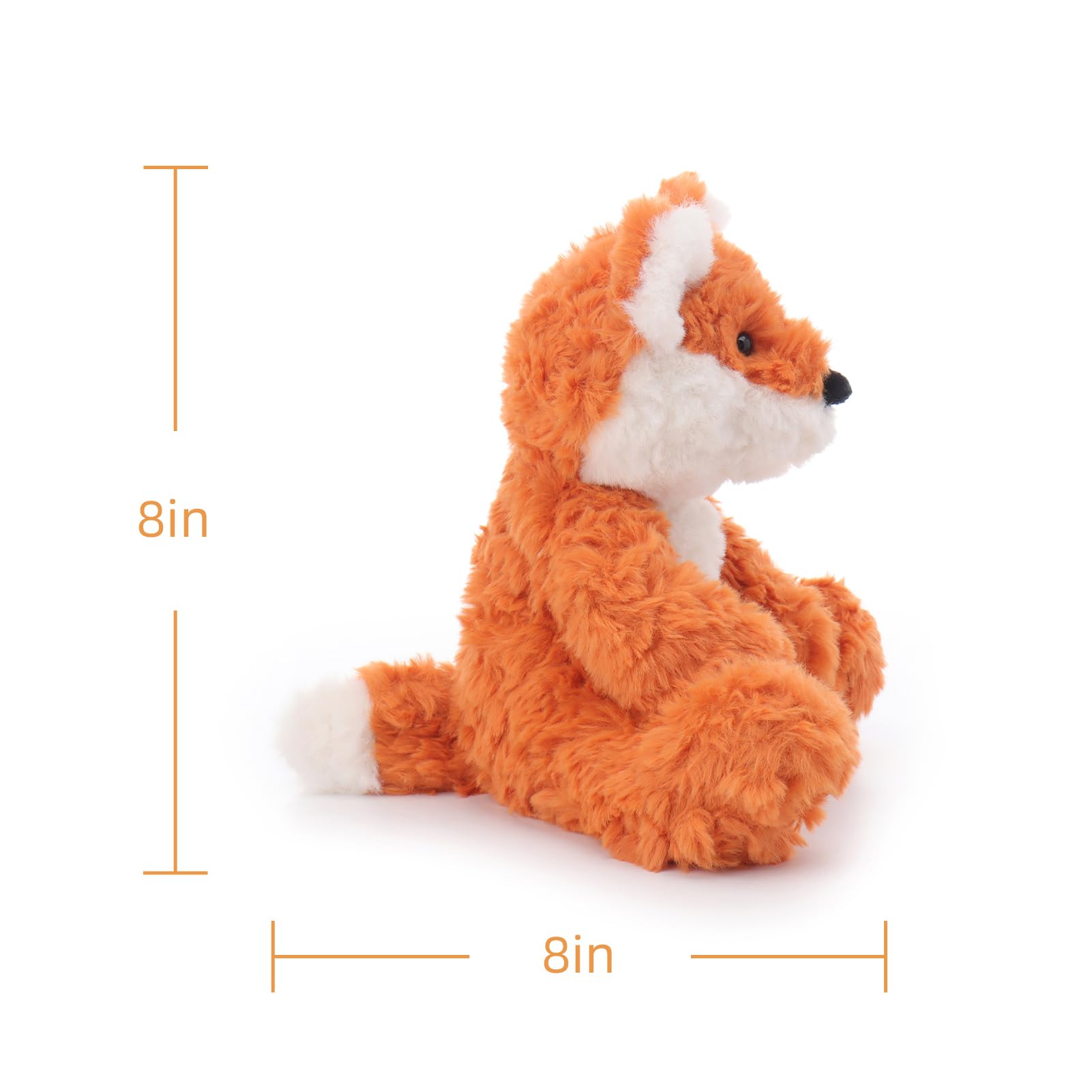Apricot Lamb – Kuscheltier Fuchs 20 cm – Plüsch Spielzeug Plüschtier für Kinder und Baby – Flauschiger Stofftier zum Spielen, Geschenk & Kuscheln – Gemütliches Schmusetier – Gelber Fuchs