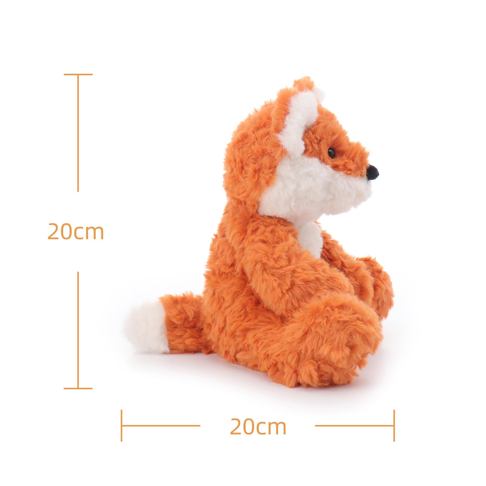 Apricot Lamb – Kuscheltier Fuchs 20 cm – Plüsch Spielzeug Plüschtier für Kinder und Baby – Flauschiger Stofftier zum Spielen, Geschenk & Kuscheln – Gemütliches Schmusetier – Gelber Fuchs