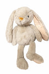 Soma Kuscheltier Hase XXL 70 cm Plüschtier mit Langen Ohren weich braun Pastell Stofftier zum Spielen Schlafen Dekoration Geschenk für Kinder